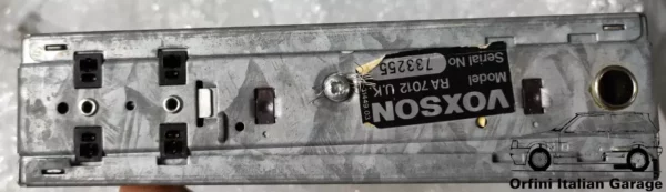 VOXSON FIAT Radio Fiat Voxson 70s 80s