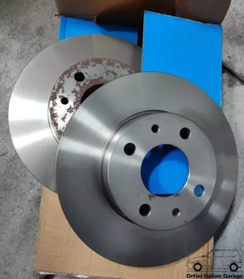 60800345 71739572 Pair Front Brake Discs Fiat Lancia Alfa Romeo