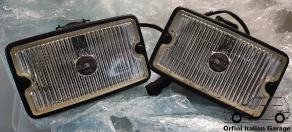 60536621 60735042 Fog Lights Pair SIEM 7692 Alfa 33 75 Alfetta Giulietta Sprint
