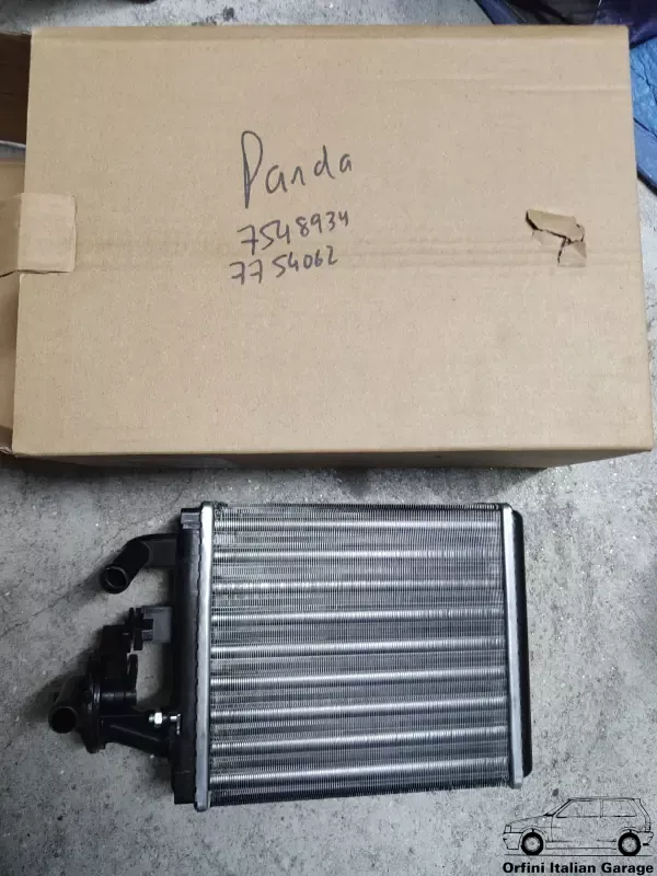 7548934 7754062 Heater Radiator + Cock Fiat Panda 141
