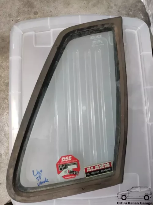5960555  Rear Right Window Glass Green Fiat Uno 5 Doors