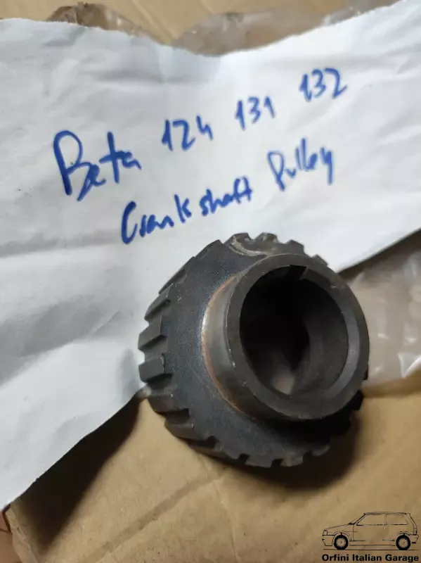 4153518  Crankshaft Pulley Fiat 124 125 131 132 Lancia Beta