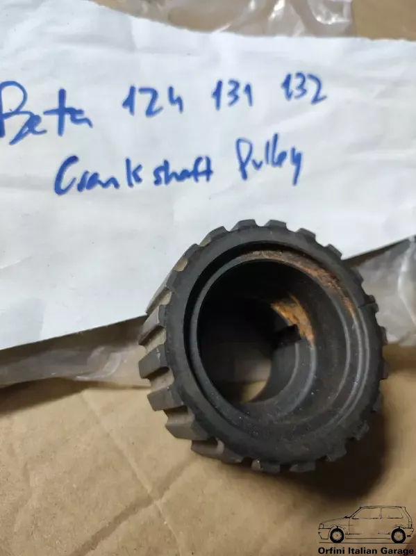 4153518  Crankshaft Pulley Fiat 124 125 131 132 Lancia Beta