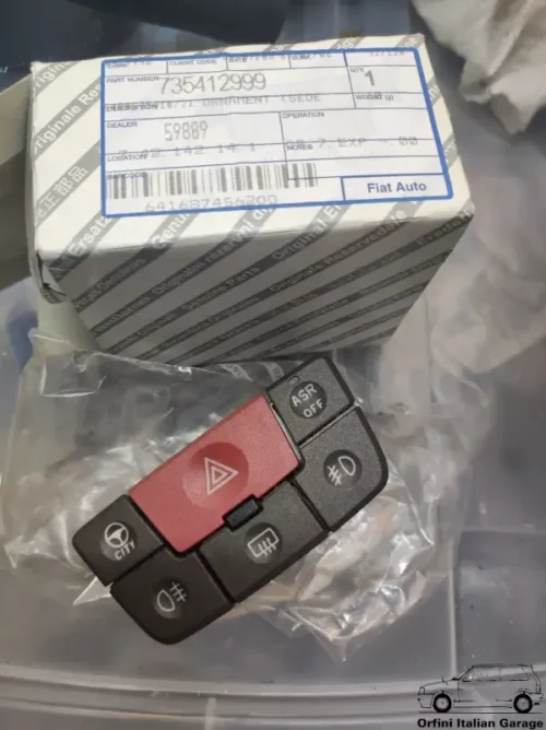 735357115  Switch Module Fiat Panda 169