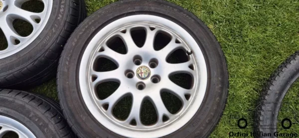 11306-60657230-3.webp 60657230 Set Wheels 16 Alfa Romeo Spider GTV 916 w/ Tyres