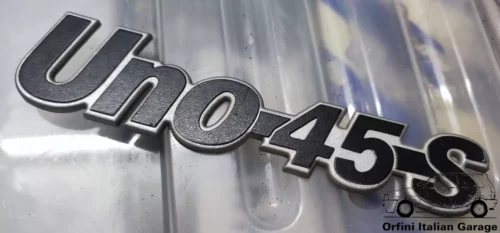 5974539  Badge Scritta Fiat Uno 45S