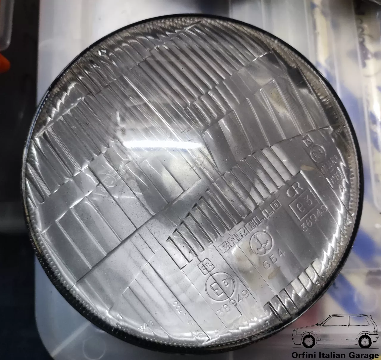 Carello 654  Headlight Carello 654 Fiat 128 Alfa Romeo Giulia