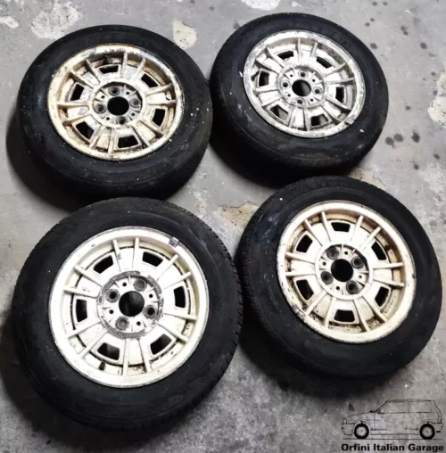 11643-CROMODORA-CD3-1.webp CROMODORA CD3 Set Wheels Fiat Cromodora 13 5J CD3 Fiat 124 850 X1/9