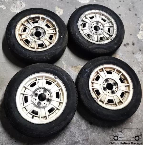 11643-CROMODORA-CD3-1.webp CROMODORA CD3 Set Wheels Fiat Cromodora 13 5J CD3 Fiat 124 850 X1/9
