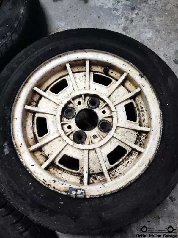 11643-CROMODORA-CD3-3.webp CROMODORA CD3 Set Wheels Fiat Cromodora 13 5J CD3 Fiat 124 850 X1/9