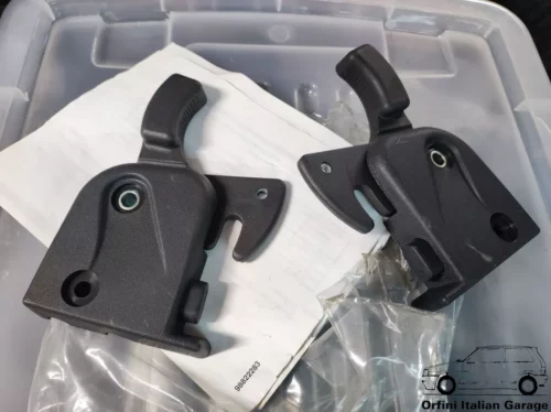 51755695 183612140 51755694 Rear Back Seat Handles Pair Fiat Doblo