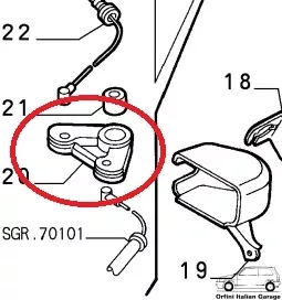 7625321 60806543 Brake Pedal Strut Fiat Tempra Tipo Alfa 145 146 15 GTV Spider Dedra