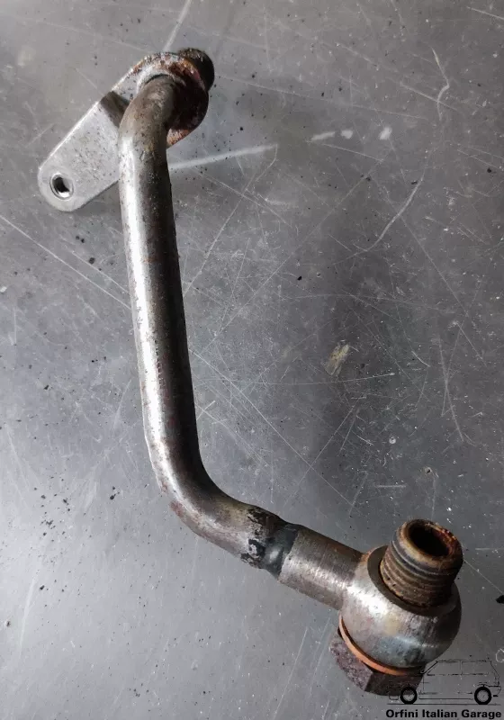 7650203  Oil Pipe Hose Turbo Fiat Uno Turbo IE MK2