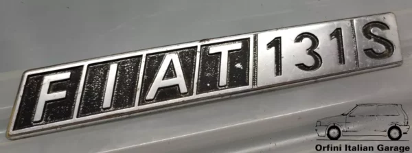 4376684  Scritta Badge Fiat 131S 131 S