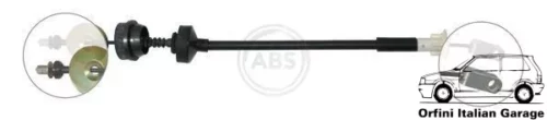 215059  Clutch Cable Peugeot 205