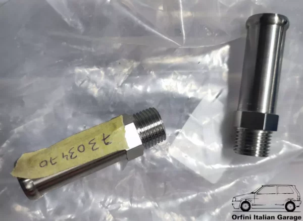 98433818 99447076 7303470 Stainless Steel Water Hose Pipe Thermostat Fiat Ducato 280 290