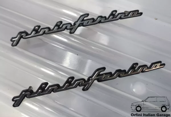 12014-46304595.webp 46304595 Side Badge Scritta Pininfarina Fiat Coupe
