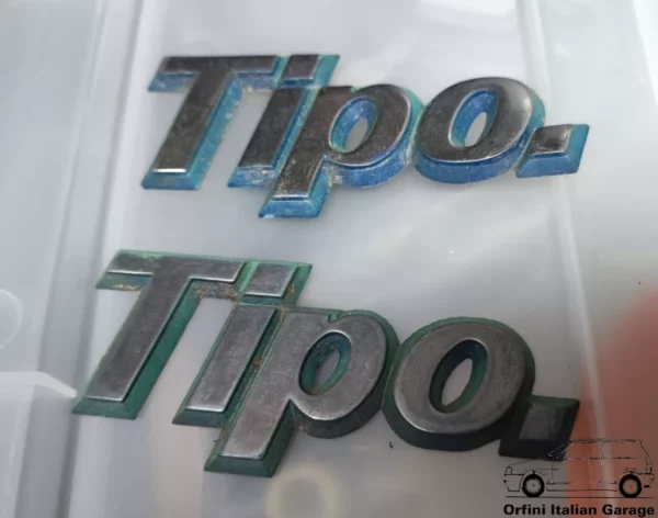 7691299  Rear Badge Scritta Fiat Tipo