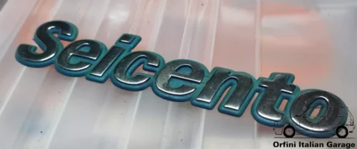 46512205  Rear Badge Scritta Fiat Seicento
