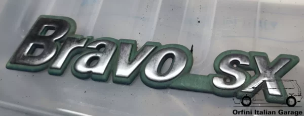 7791334  Rear Badge Scritta Fiat Bravo SX