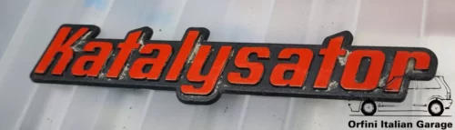 Rear Badge Katalysator Opel VW Audi Skoda