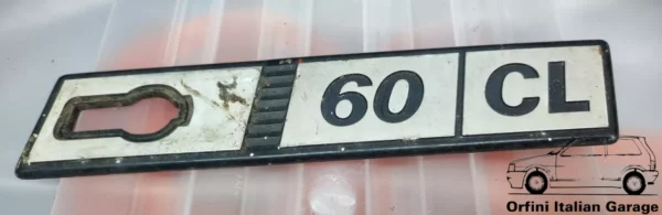 12113-5952339.webp 5952339 Right Side Badge Fiat Ritmo 60CL 60 CL