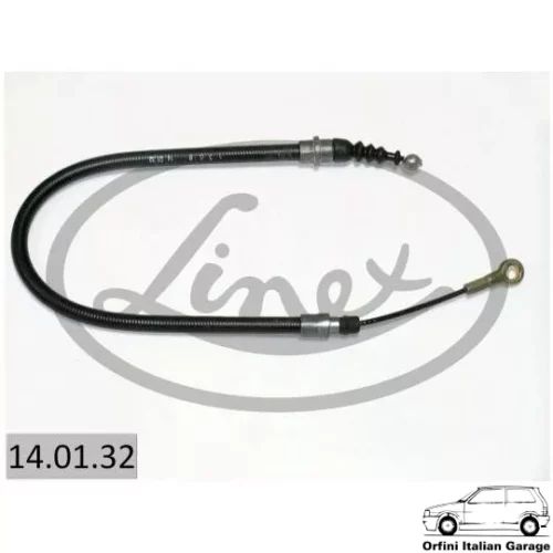 7661244 7551507 Left Handbrake Cable Fiat Uno Turbo IE