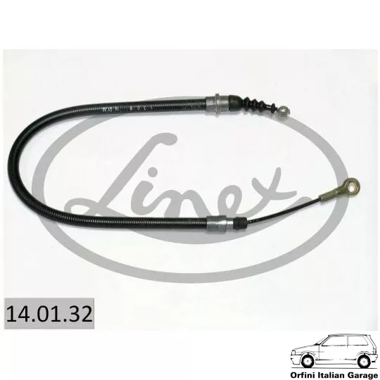 7661244 7551507 Left Handbrake Cable Fiat Uno Turbo IE