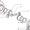 4239484  Differential Gearbox Bearing Fiat Panda Uno Cinquecento Seicento Lancia Y10 127 A112 600