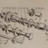 801550  Bearing Cuscinetto Albero Secondary Shaft Fiat 1500 E Musone 20x47x18