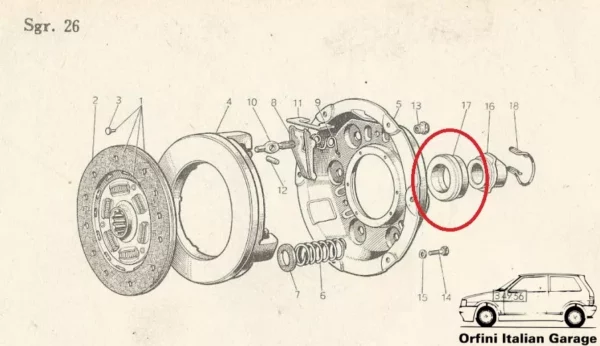 12311-816341-2.webp 816341 Bearing Cuscinetto Clutch Fiat 1500 E Musone 30.2/36x68x18/18.9