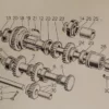 810663  Bearing Cuscinetto Ingranaggio Cambio Albero Presa Fiat 1500 E Musone 25x62x17