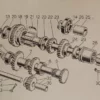 801550  Bearing Cuscinetto Secondary Shaft Albero Secondario Fiat 1100 103 20x47x18