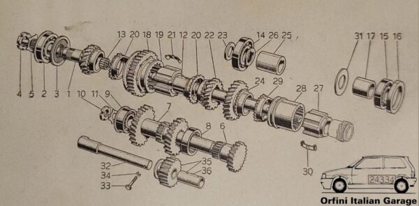 12380-801550-2.jpg 801550 Bearing Cuscinetto Secondary Shaft Gearbox Albero Secondario Fiat 8v Zagato Otto Vu 20x47x18