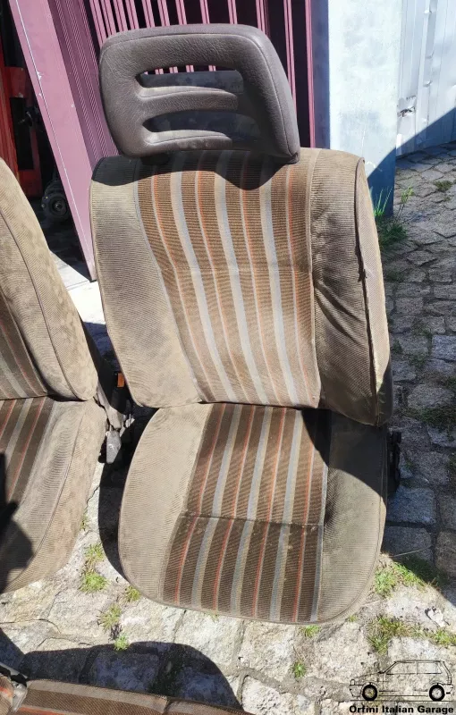 7671032 7671033 7656046 7656048 7656047 7656049  Set Seats Brown Fiat Uno MK2 60SX