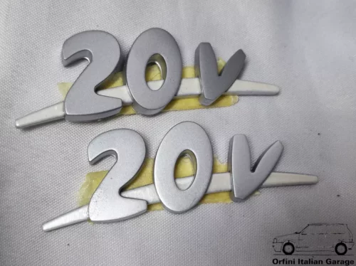 12711-735267519.webp 735267519 Pair Side Badge Scritta Fiat Coupe 20V Turbo Plus