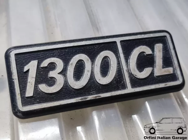4376757  Side Badge Scritta Fiat 131 Mirafiori 1300 CL