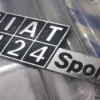 4239643  Rear Back Badge Scritta Fiat 124 Sport Spider Coupe